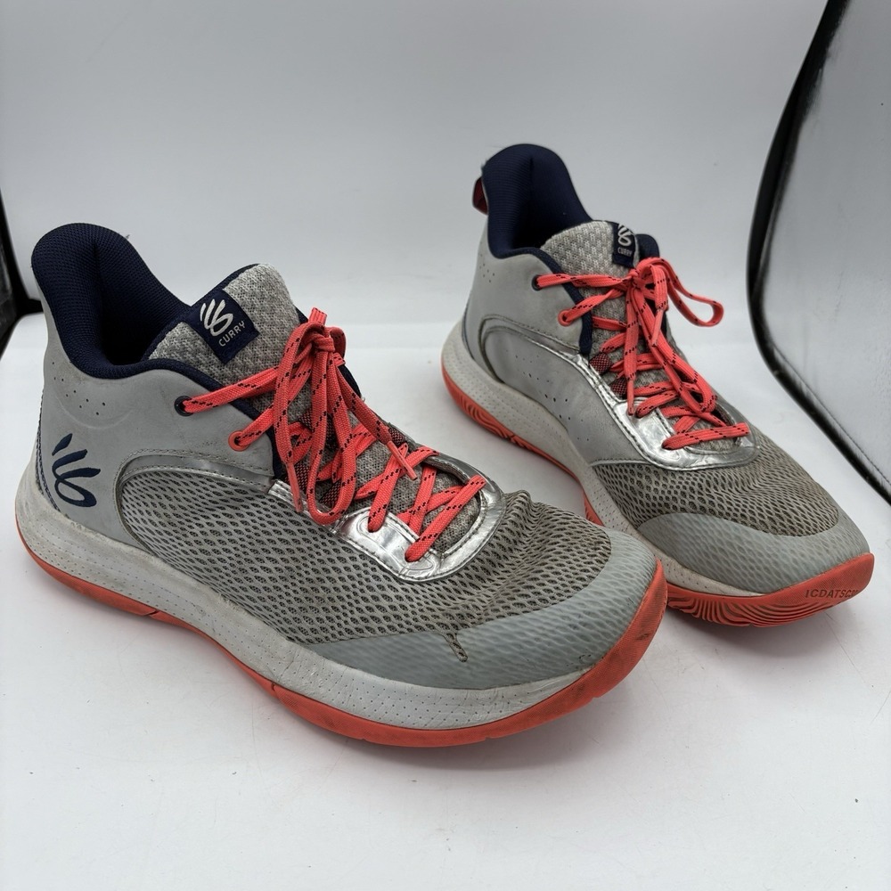Under Armour Shoes Mens Size 11.5 Steph Curry 3Z6 Basketball Sneakers Gray